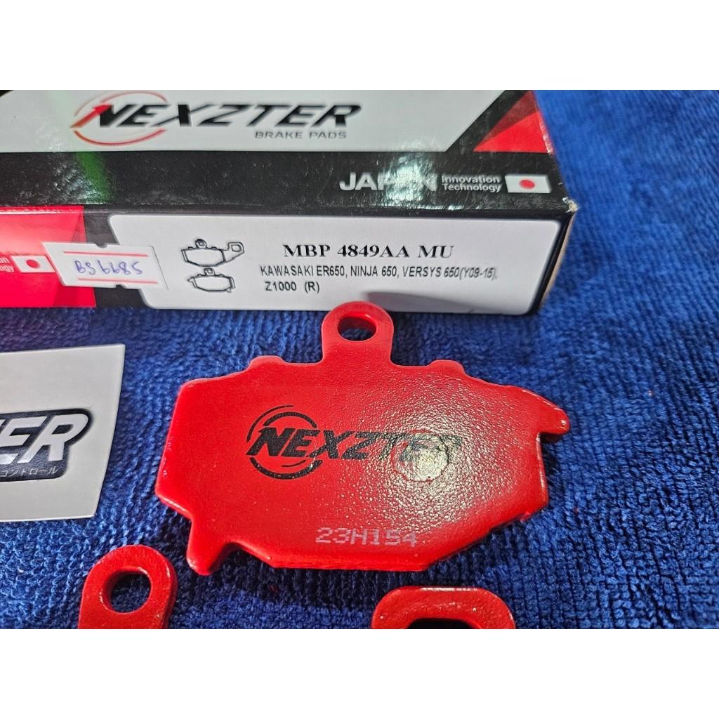 ผ้าเบรคหลัง NEXZTER 4849AA สำหรับรถรุ่นVERSYS 650 09-15,NINJA 1000 11-15,NINJA 650,Z1000 03-15,ZX10R 04-10