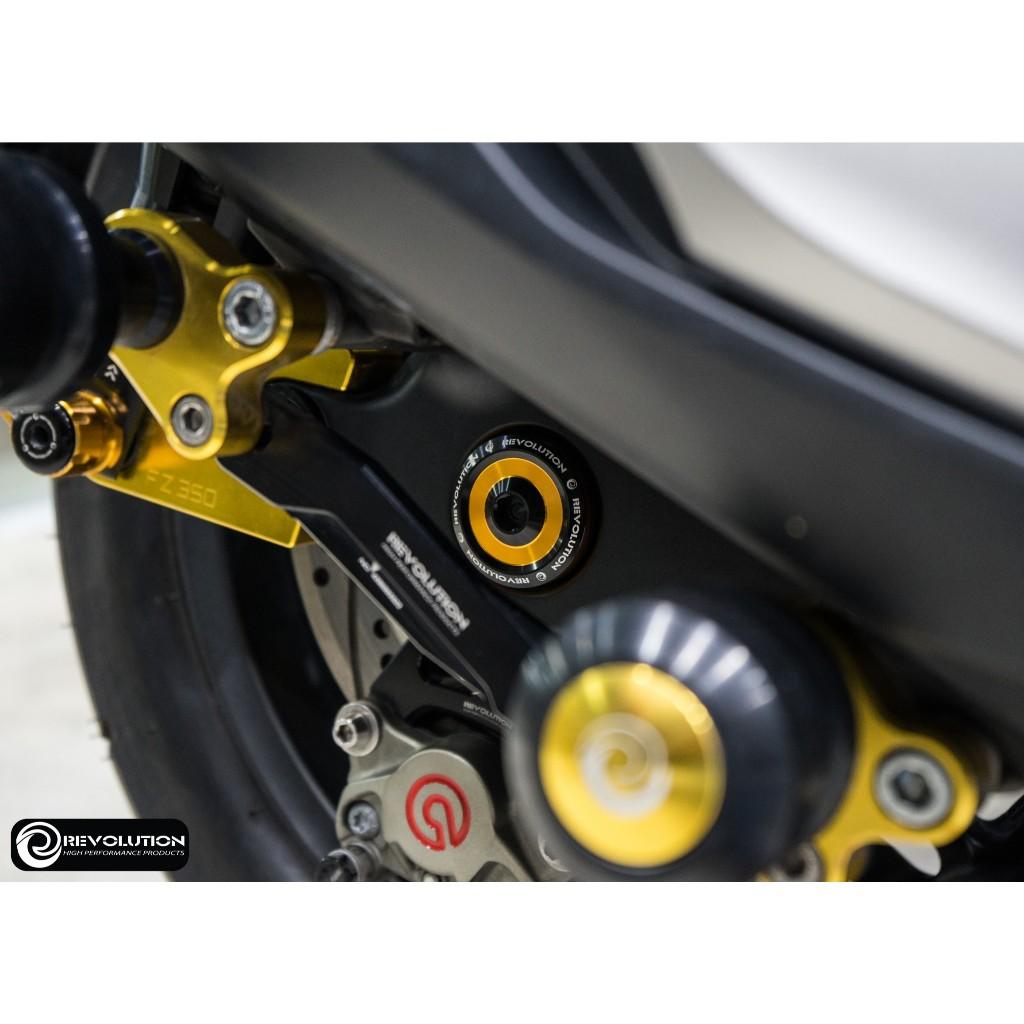 ฝาปิดรูสวิงอาร์มล้อหลัง CNC (ทูโทน) REVOLUTION ADV-350, FORZA-350, X-MAX 300