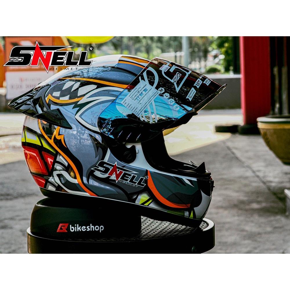 หมวกกันน็อค SNELL RYUKI เต็มใบ มีหลายลาย ขนาดฟรีไซส์ ใส่ได้ทั้งหญิงและชาย