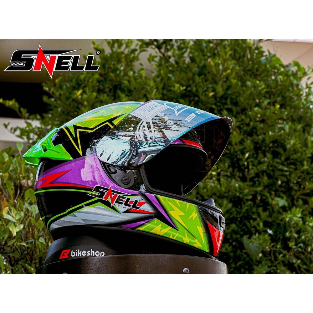 หมวกกันน็อค SNELL RYUKI เต็มใบ มีหลายลาย ขนาดฟรีไซส์ ใส่ได้ทั้งหญิงและชาย
