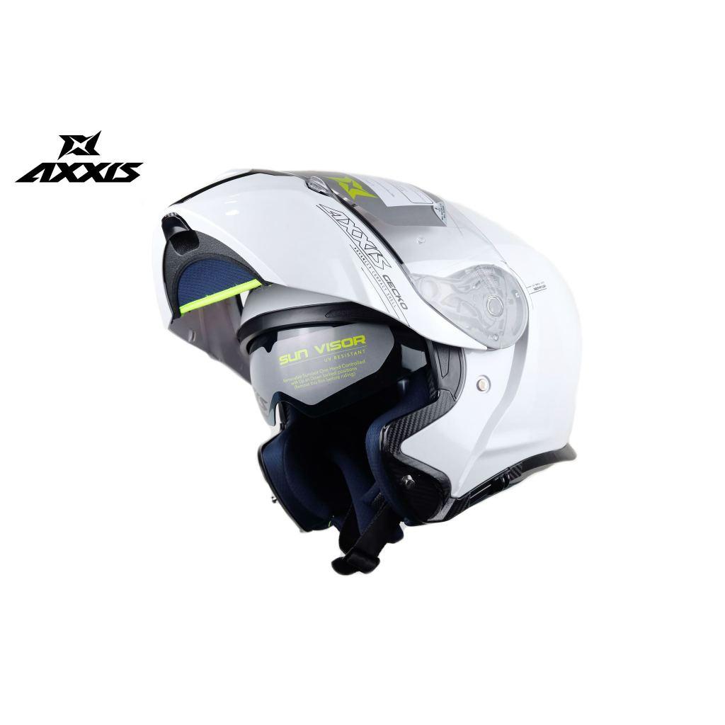 💥ใหม่หมวกเต็มใบเปิดคาง AXXIS GECKO SV มอก ECE22.05 นำเข้าจากสเปน