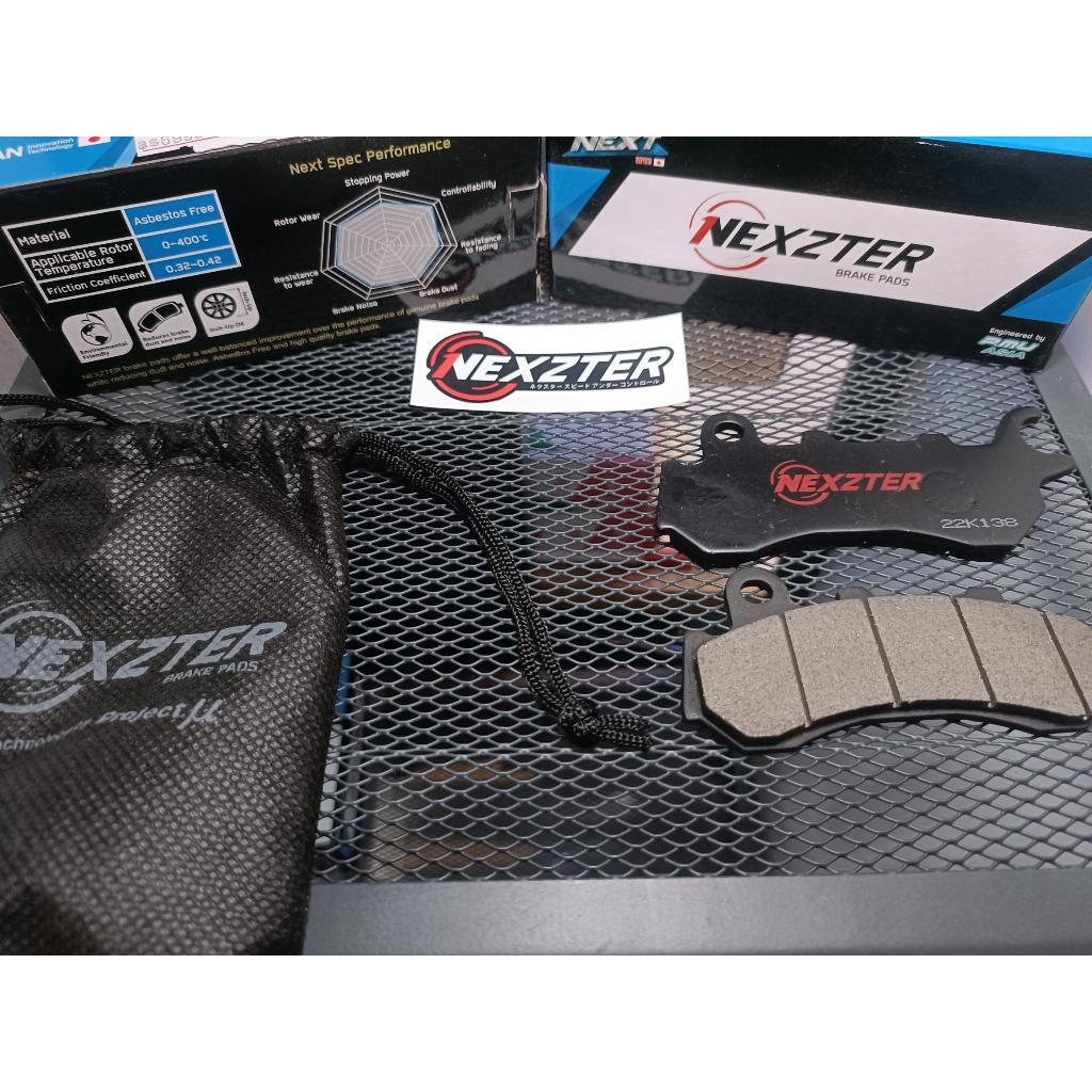 ผ้าเบรคหน้า NEXZTER 109110AA ใส่รถรุ่น PCX2018 / Zoomer-x Combine new