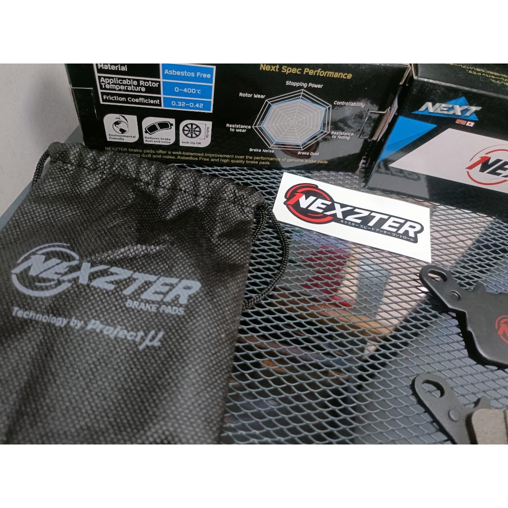 ผ้าเบรคหน้า NEXZTER 109110AA ใส่รถรุ่น PCX2018 / Zoomer-x Combine new