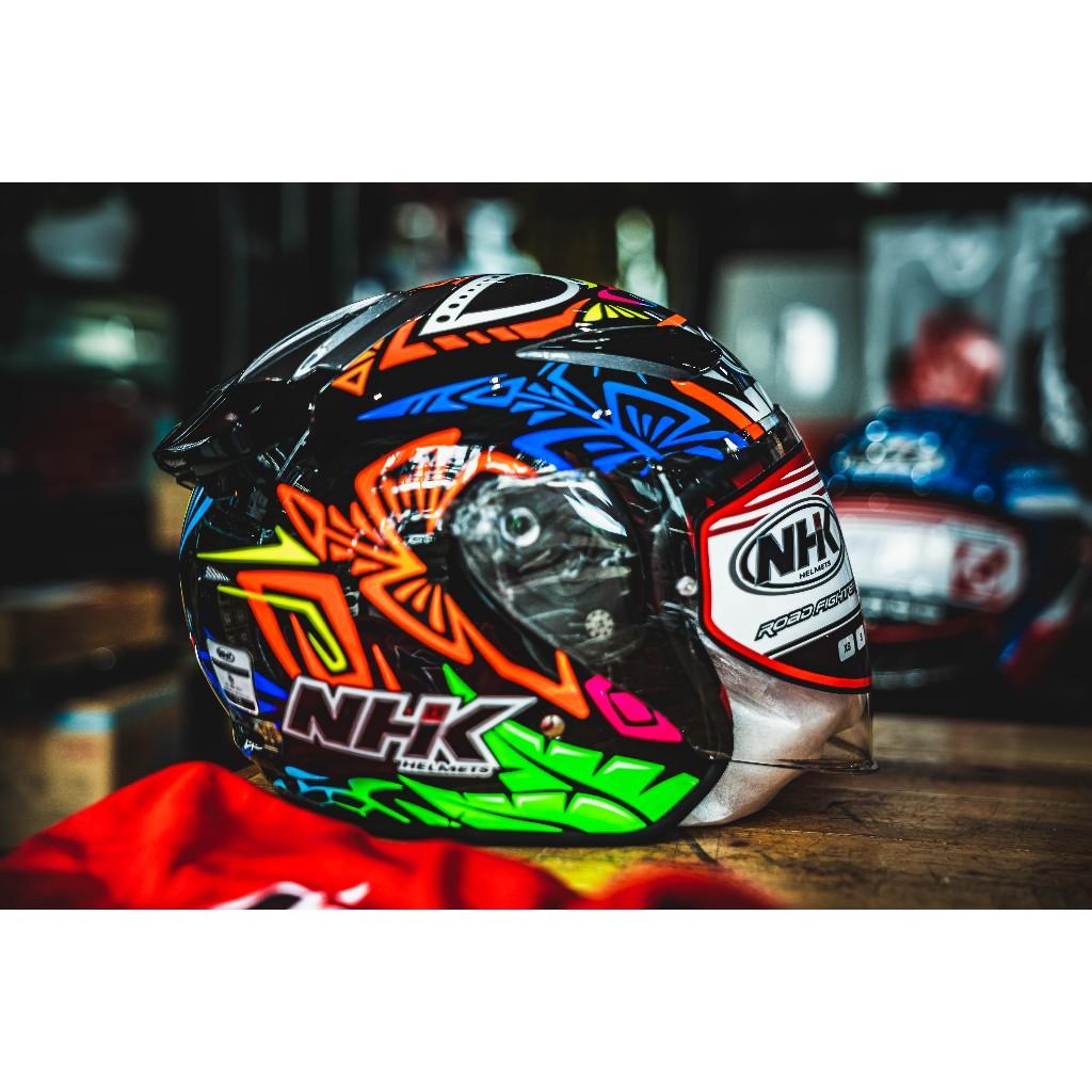 หมวกกันน็อค ครึ่งใบ NHK Helmets รุ่น R1 : Remy Gardner #87 🏁