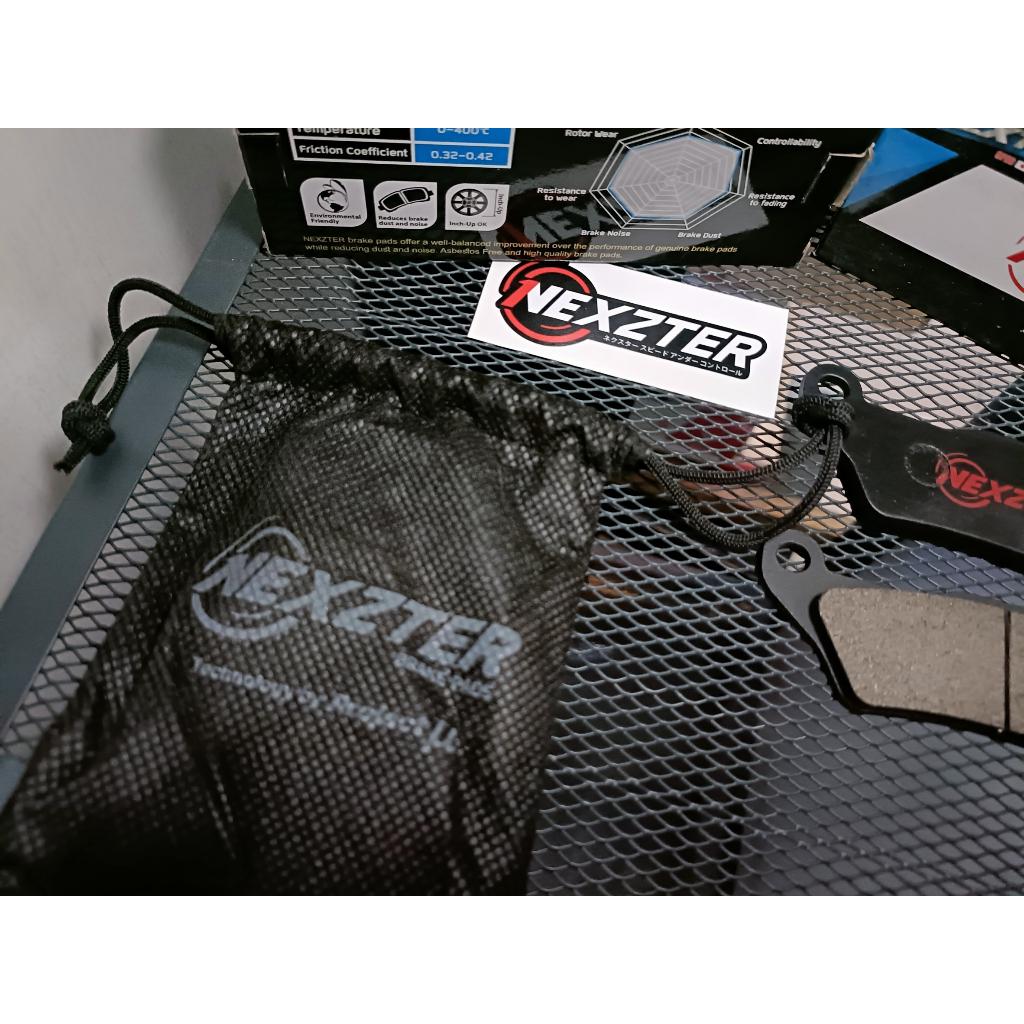 46.ผ้าเบรคหน้า NEXZTER 7558AC ใส่รถรุ่น SUZUKI GSX-R150 / GSX-S150 / RAIDER FI150