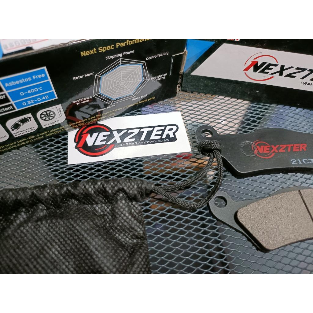 46.ผ้าเบรคหน้า NEXZTER 7558AC ใส่รถรุ่น SUZUKI GSX-R150 / GSX-S150 / RAIDER FI150
