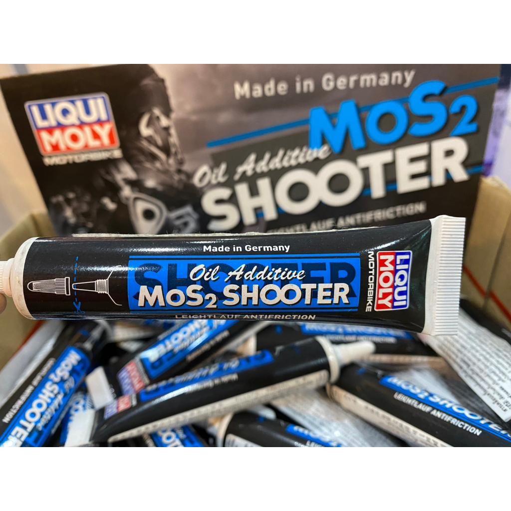 Liqui Moly Oil Additive MoS2 Shooter สารเคลือบและหล่อลื่นเครื่องยนต์ LIQUI MOLY MOTORBIKE MoS2 SHOOTER