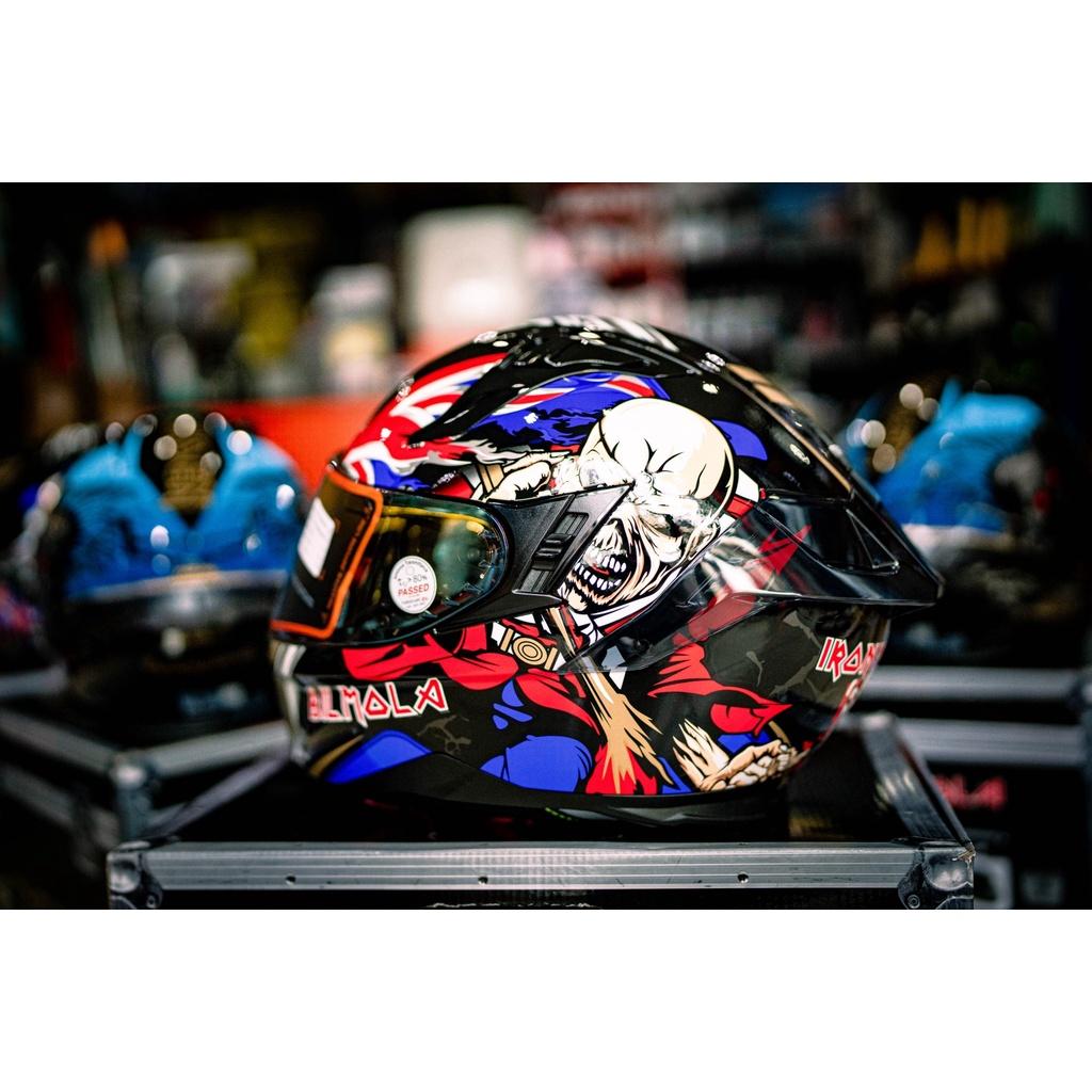 NEW 2022!! หมวกกันน็อค Bilmola ลาย IRON MAIDEN รุ่น LIMITED