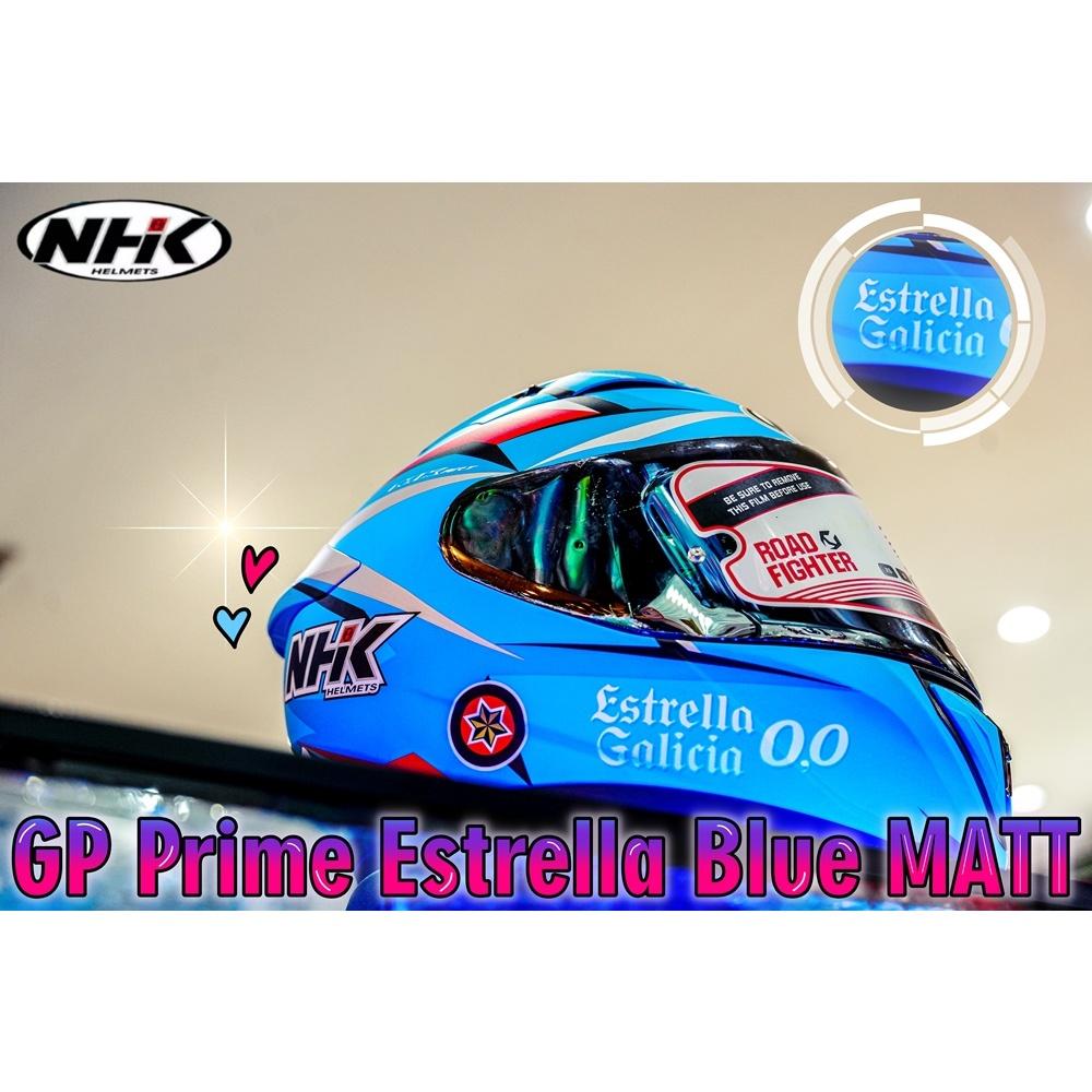 หมวกกันน็อค NHK model GP Prime Estrella Blue MATT