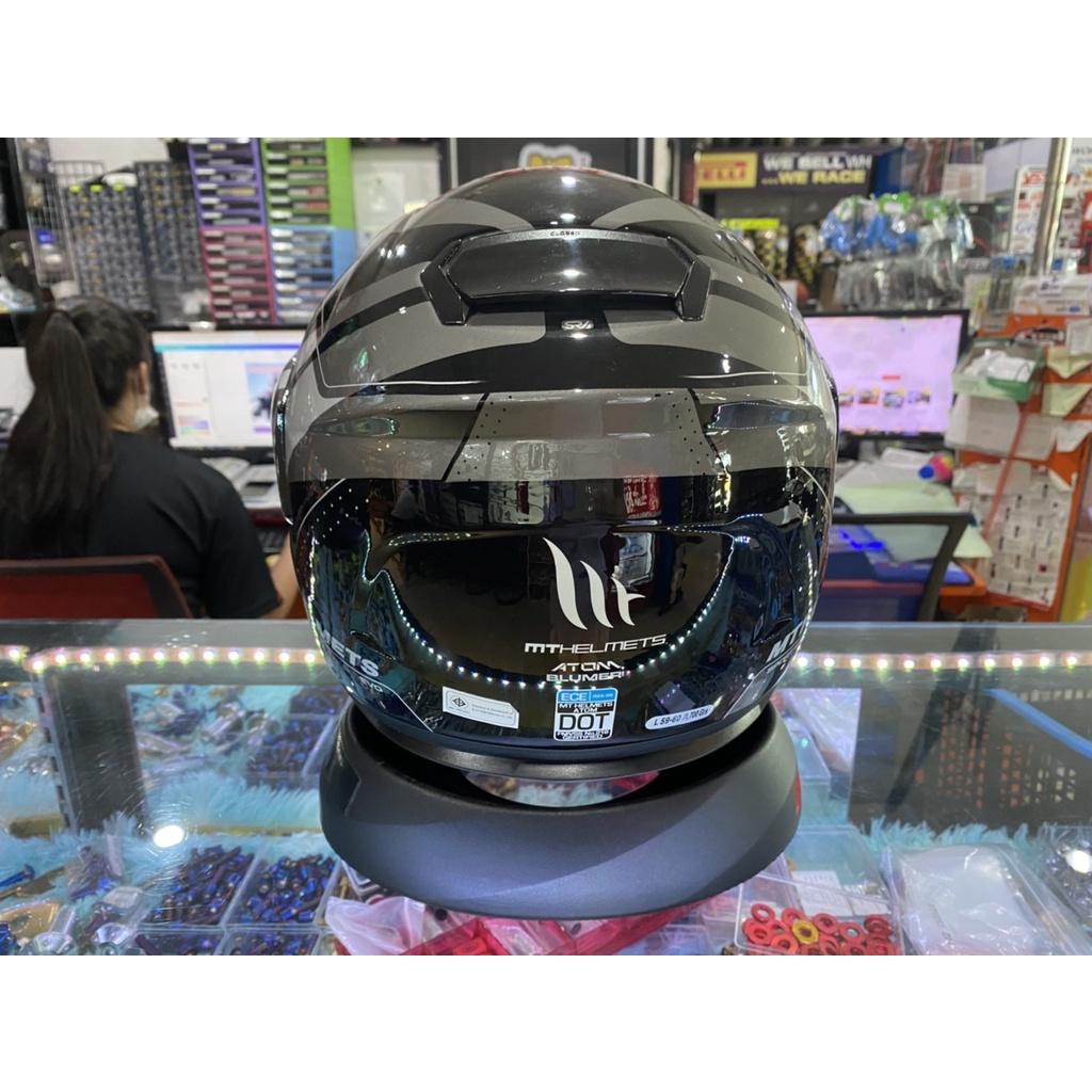 47.รวม หมวกกันน็อค เต็มใบเปิดคาง MT รุ่นATOM SV หมวกยกคาง แว่น 2ชั้น