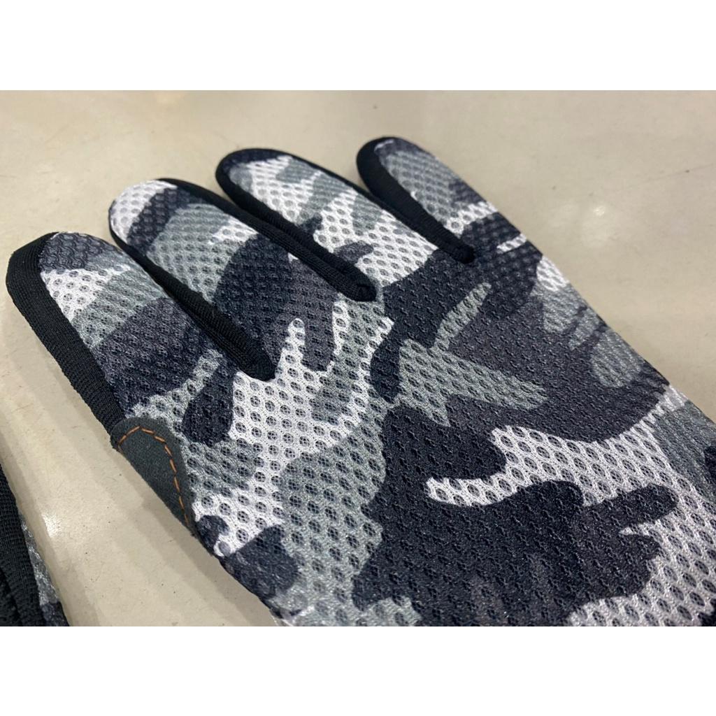 19 ถุงมือผ้าเต็มนิ้ว แบรนด์ W-TOP ลายทหาร ถุงมือขับรถ มีให้เลือกถึง 3สี ฟรีไซส์ FREE SIZE