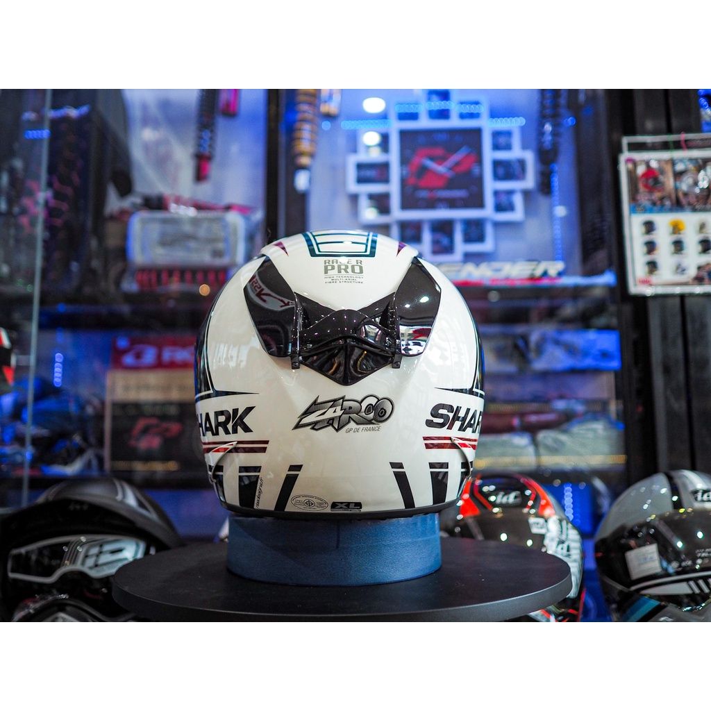 📣หมวกกันน็อค Shark รุ่น Race R-Pro ลาย Zarco GP De France 2018 เหลือใบสุดท้าย ไม่มีผลิตแล้ว รับประกัน 5ปี เต็ม