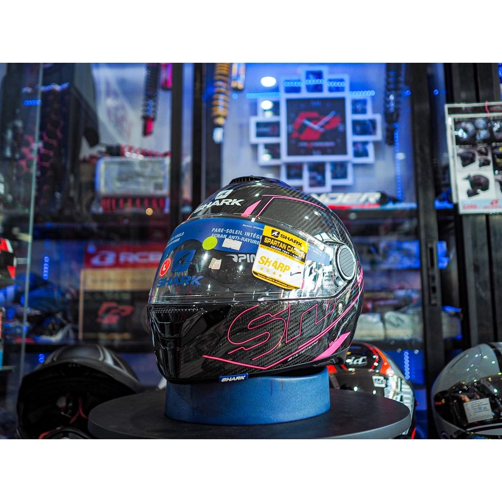 📣หมวกันน็อค SHARK SPARTAN CARBON  *SILICIUM VIOLET ANTHRACITE รับประกัน 5ปี เต็ม
