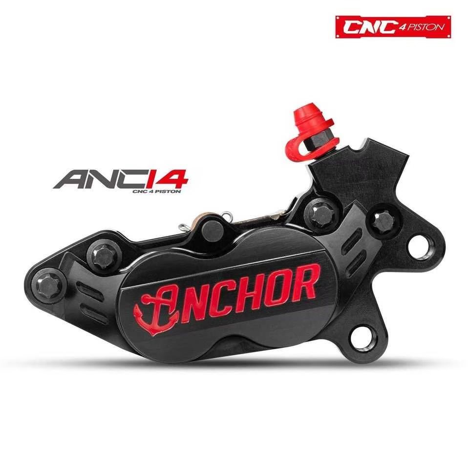 ปั้มเบรค ANCHOR ANC14 4POT หูชิต 40mm งาน CNC ขนาดลูกสูบ 34mm*2 / 30mm*2.11