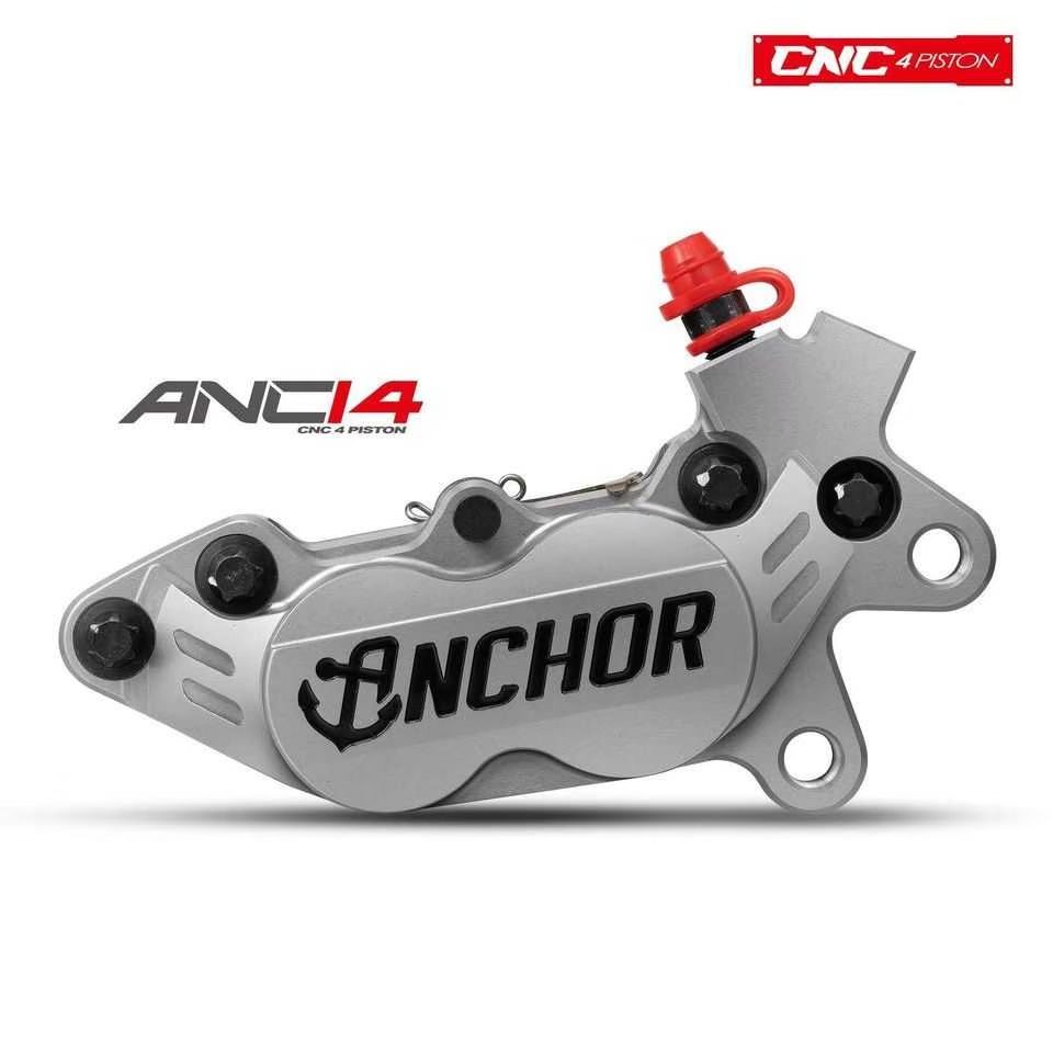 ปั้มเบรค ANCHOR ANC14 4POT หูชิต 40mm งาน CNC ขนาดลูกสูบ 34mm*2 / 30mm*2.11