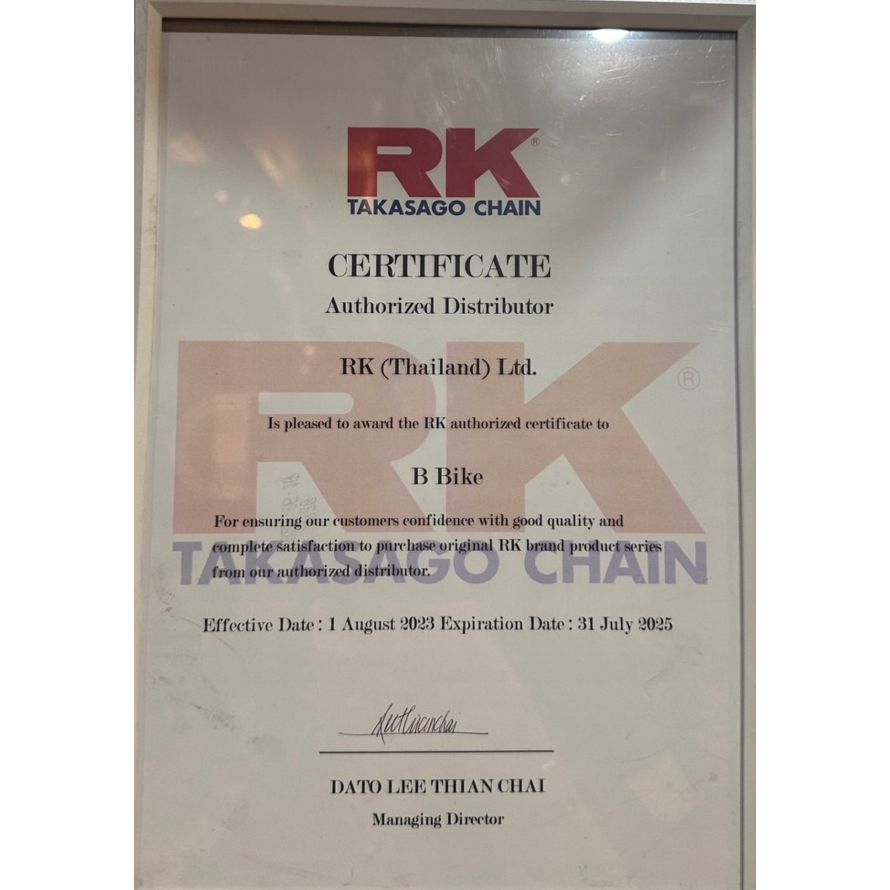 โซ่ RK 530 KRO o-ring 120ข้อ มีให้เลือกหลากหลายสี #Distributor เจ้าเดียวในสมุทรปราการ แท้💯