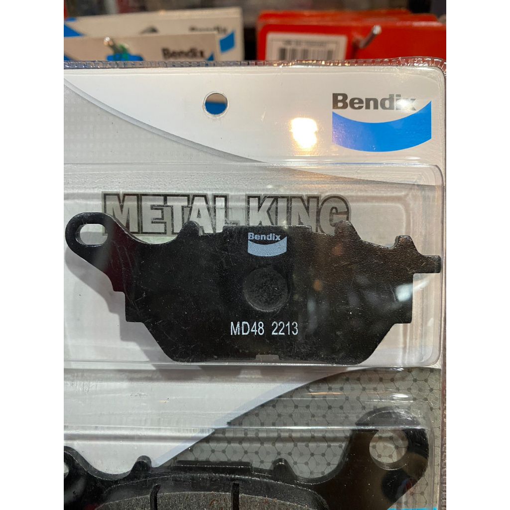 27.ผ้าเบรคหลัง Bendix MD48 ใส่รถรุ่น R3 / MT-03 / X-MAX ตรงรุ่น