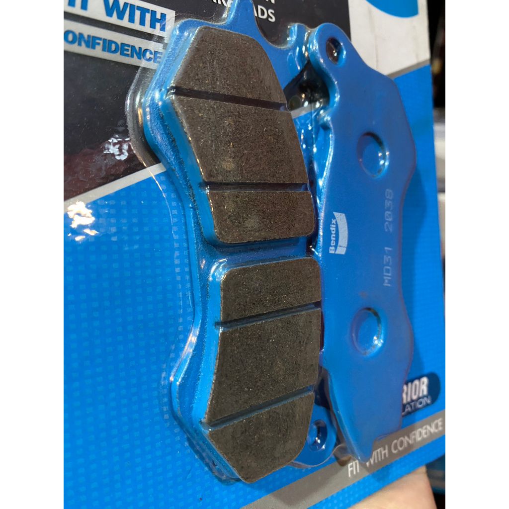 15.ผ้าเบรคหน้า BENDIX MD31 ใส่รถรุ่น PCX150 (2012-2017)/ Zoomer-X 2014 (abs) / New Scoopy i (abs)