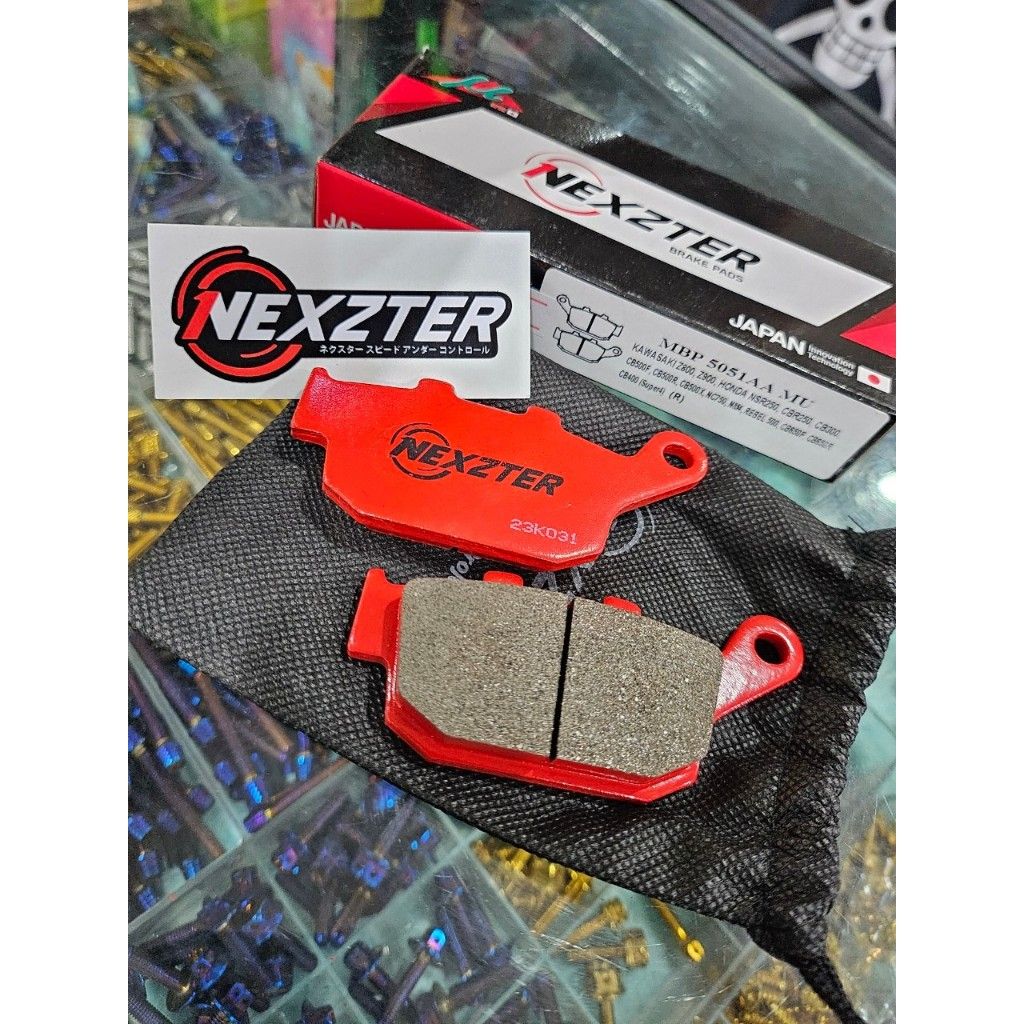 ผ้าเบรคหลัง NEXZTER 5051AA สำหรับรถรุ่น Z800 , Z900 , X-ADV , NSR250 , CBR250 , CB300 , CB500F , CB500X , NC750.13
