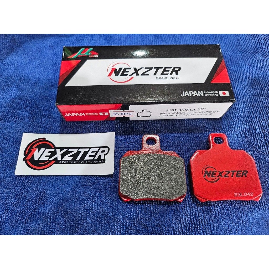 ผ้าเบรคหลัง NEXZTER 3535AA 2 POTS ปั้มด้วง ปั๊มปีกผีเสื้อ สำหรับรถรุ่น MONSTER 795/796  899/959 PANIGALE HYPERMOTRAD.23