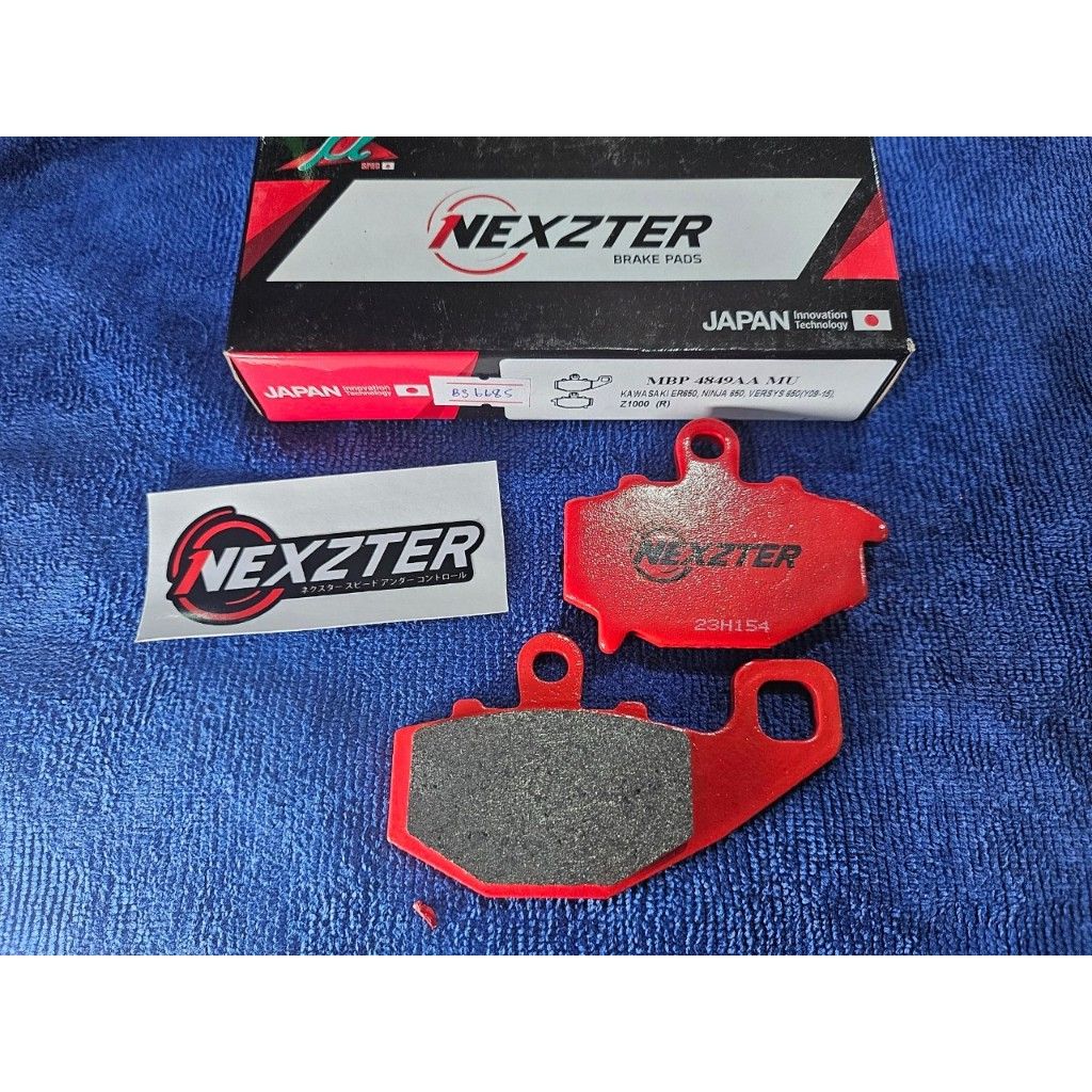ผ้าเบรคหลัง NEXZTER 4849AA สำหรับรถรุ่นVERSYS 650 09-15,NINJA 1000 11-15,NINJA 650,Z1000 03-15,ZX10R 04-10.21