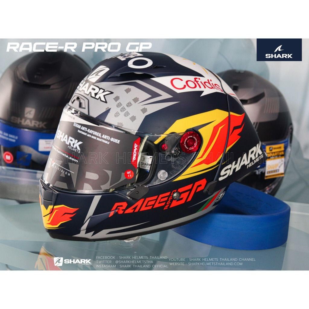 หมวกกันน็อค SHARK RACE-R PRO GP Oliveira Signature (BSW)