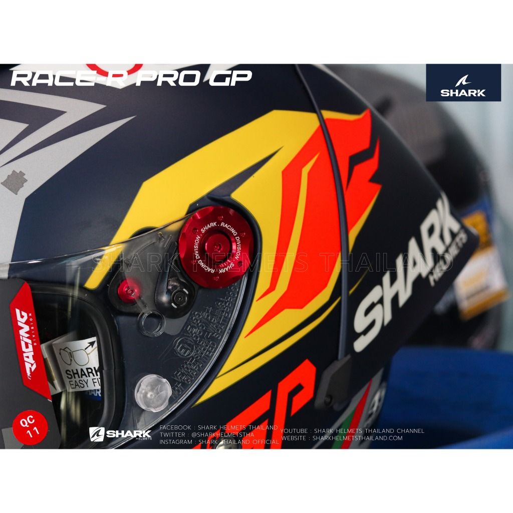 หมวกกันน็อค SHARK RACE-R PRO GP Oliveira Signature (BSW)