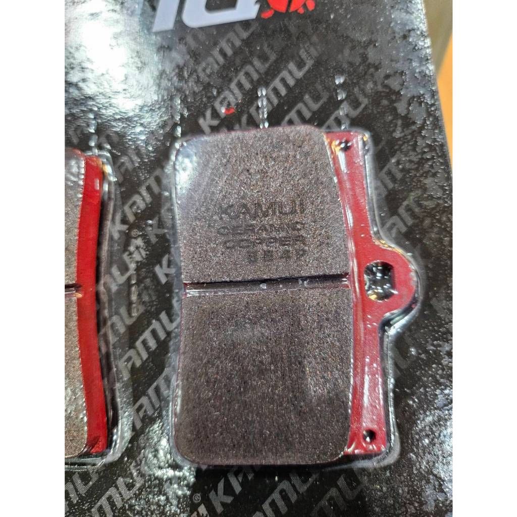 ผ้าเบรค ปั๊ม Brembo 4 Pot หูชิด ผ้าเบรค Ceramic Copper KAMUI สำหรับ ปั๊มBrembo 4 Pot หูชิด