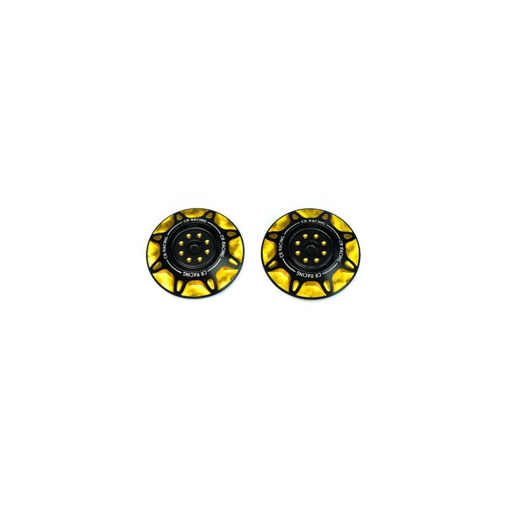 539. แผ่นปิดรูกระจก CNC Dual ANODIZED Honda Lead 125 4v แบรนด์ CR RACING