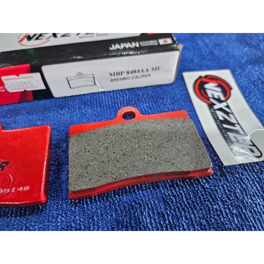 ผ้าเบรคหน้า NEXZTER 8484AA ผ้าเบรคปั๊ม BREMBO CALIPER 4 POT หูชิด.29