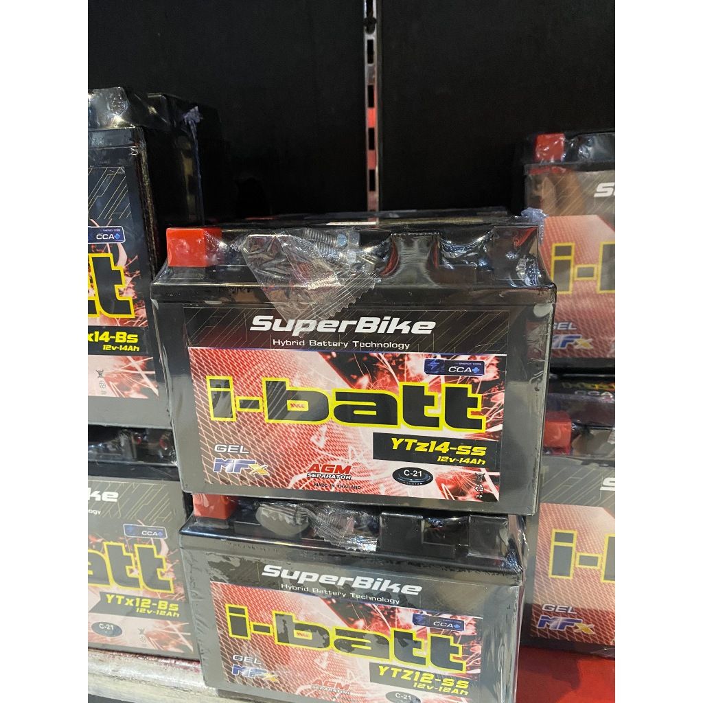 รวมแบตเตอร์รี่ i-batt กำลังไฟ12โวลด์ ขนาด 14แอมป์ รุ่น YTZ14-SS YT12B-BS YTX14-BS HONDA XADV-750 ปี2017-2023