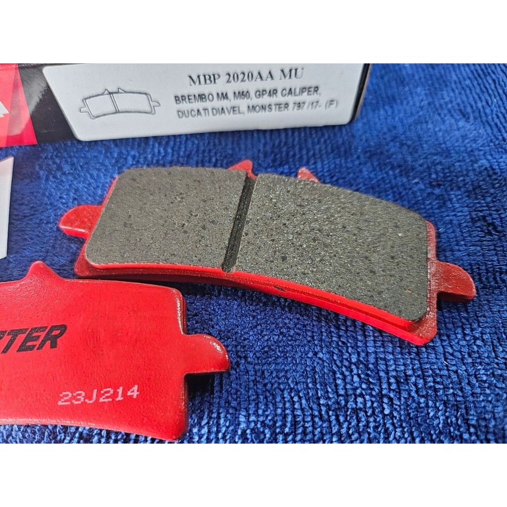 31. ผ้าเบรคหน้า NEXZTER 2020AA สำหรับรถรุ่น BREMBO M4,GP4R,M50 / TRIUMPH / DUCATI / KTM / APRILLIA / BMW หลายรุ่น