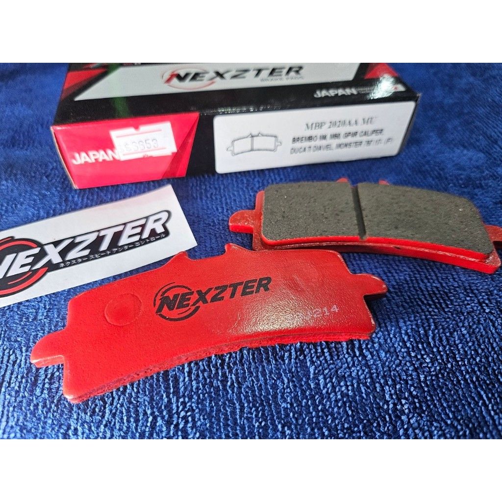 31. ผ้าเบรคหน้า NEXZTER 2020AA สำหรับรถรุ่น BREMBO M4,GP4R,M50 / TRIUMPH / DUCATI / KTM / APRILLIA / BMW หลายรุ่น