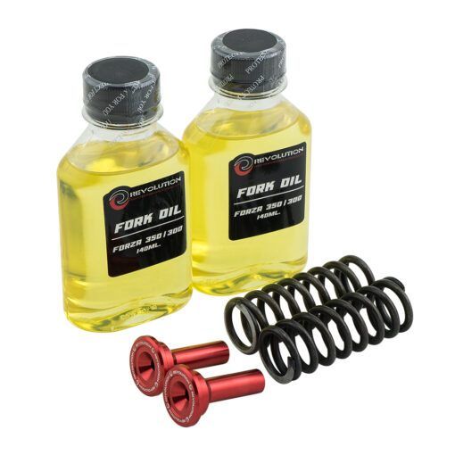 547. ชุดโหลดสปริงโช้คหน้า REVOLUTION FORZA-350 (น้ำมัน 140ML) 2 นิ้ว ราคารวมน้ำมันเเล้ว