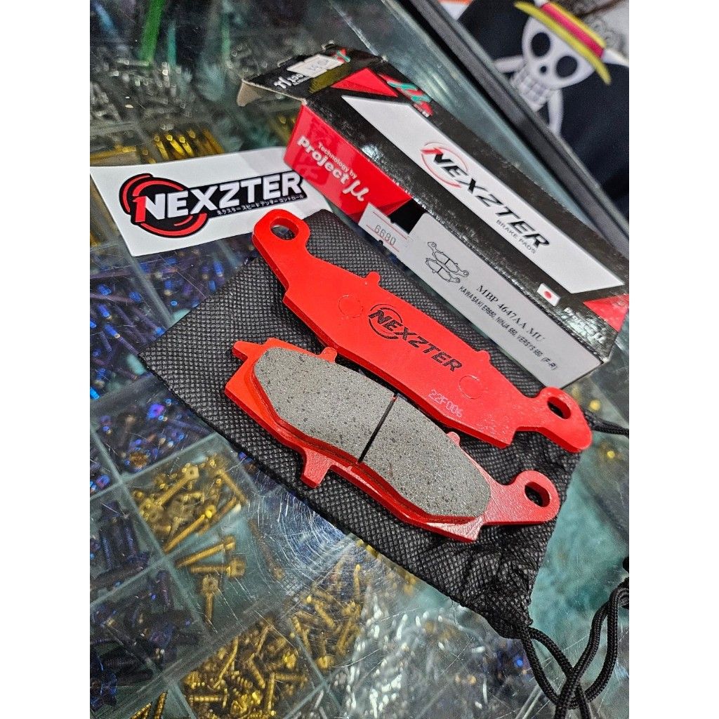 ผ้าเบรคหน้า-ขวา NEXZTER 4647AA สำหรับรถรุ่น ER650/NINJA 650/W800/VERSYS 650/GXS-S750/V-Strom.20