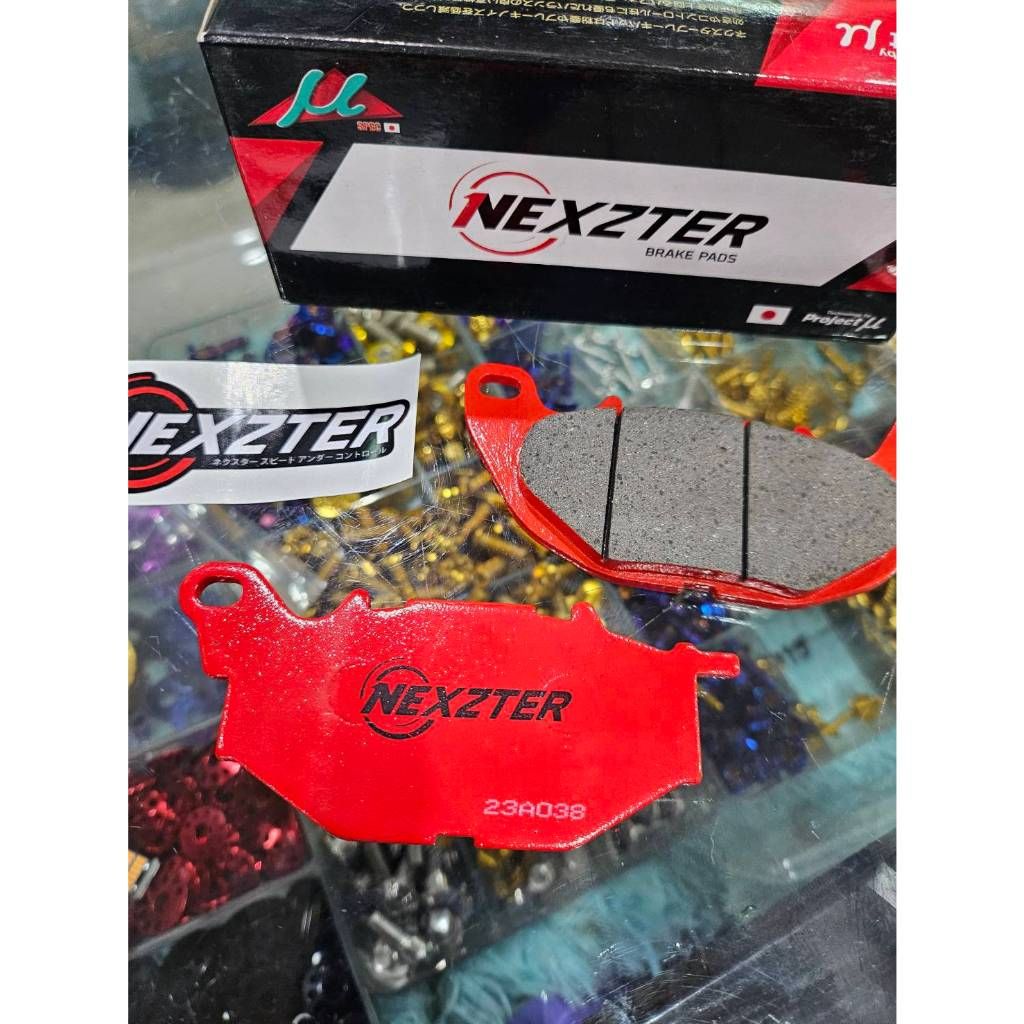 ผ้าเบรค NEXZTER หน้า 5960AA หลัง 6162AA สำหรับรถรุ่น R3 / MT03 / X-MAX.27
