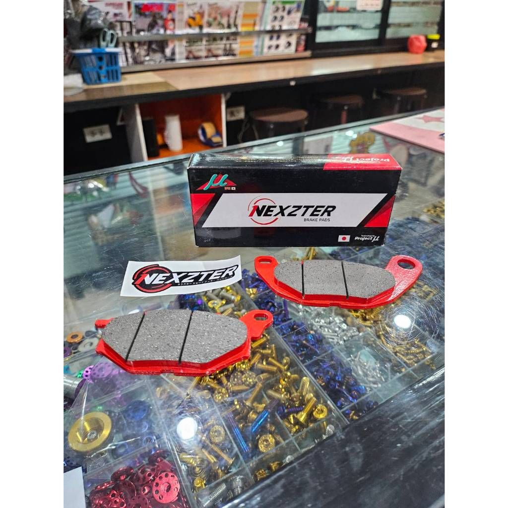 ผ้าเบรค NEXZTER หน้า 5960AA หลัง 6162AA สำหรับรถรุ่น R3 / MT03 / X-MAX.27