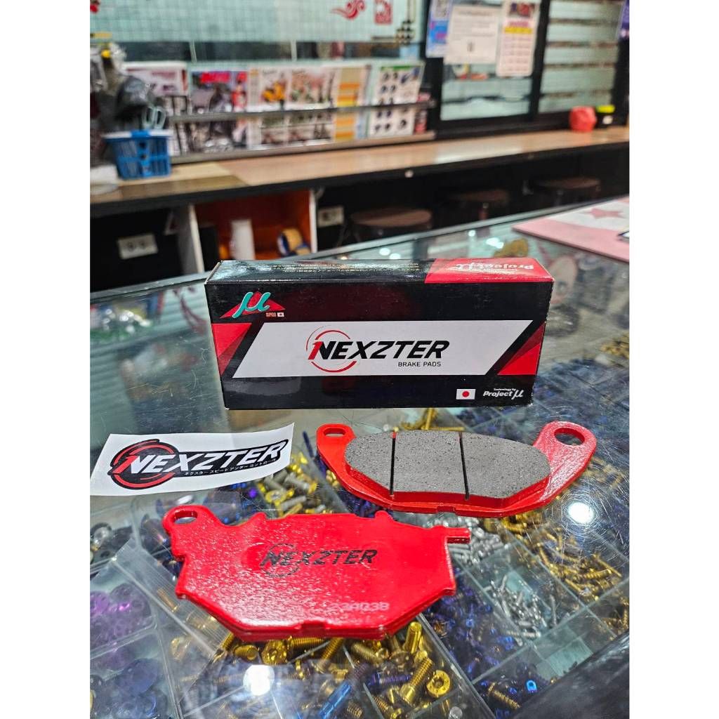 ผ้าเบรค NEXZTER หน้า 5960AA หลัง 6162AA สำหรับรถรุ่น R3 / MT03 / X-MAX.27