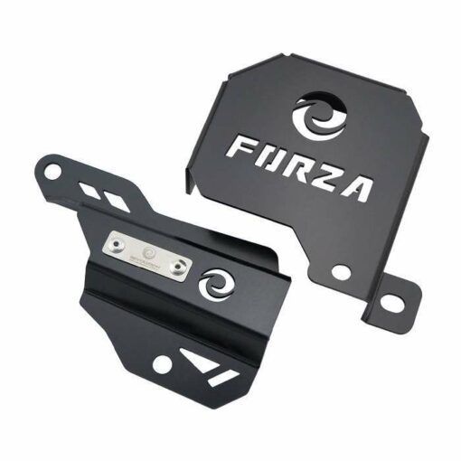 282.ฝาครอบคอยล์ไฟ+ครอบสายดีส (ลูมิเนียม) REVOLUTION FORZA-300, FORZA-350 NEW