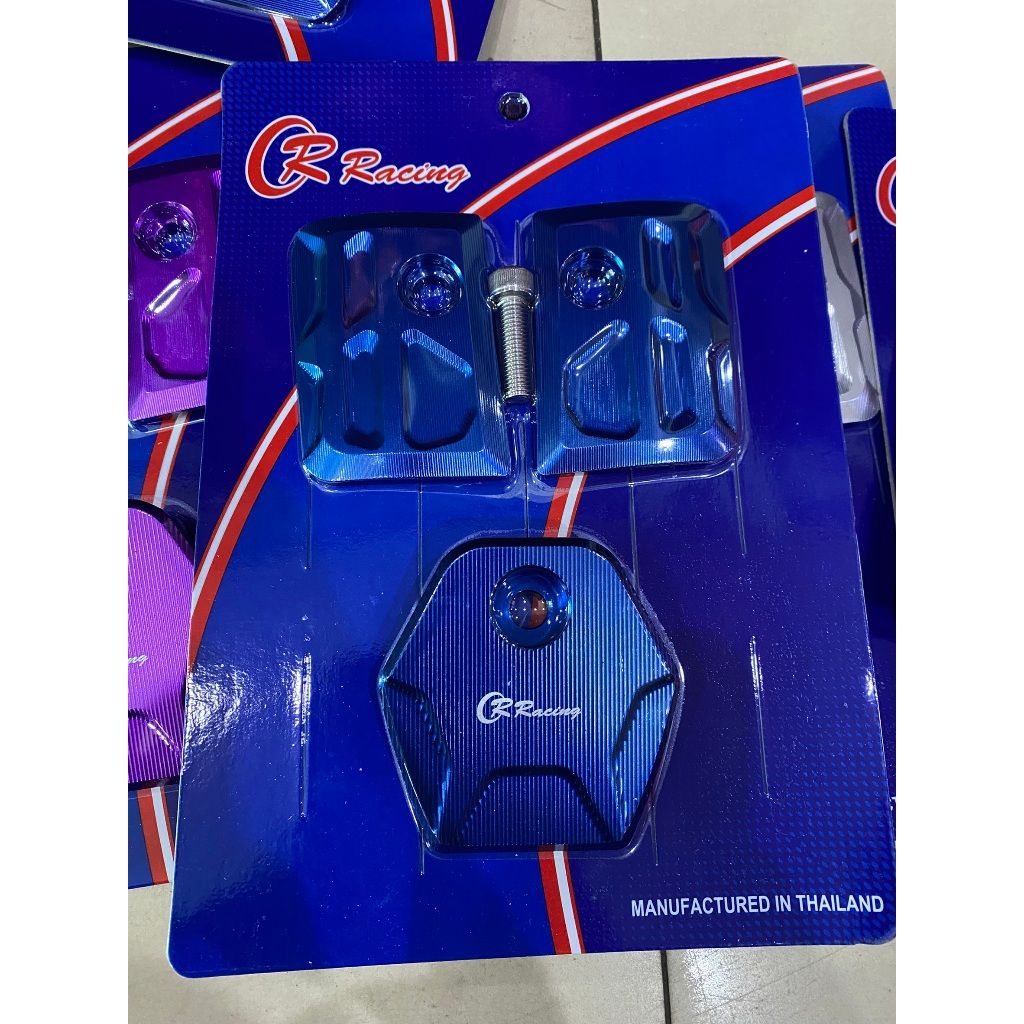 ทรงใหม่ แผ่นปิดกันตก GIORNO125 PIRANHA เวอร์ชั้นเรียบเสมอชุดสี (CR RACING)✅(027)