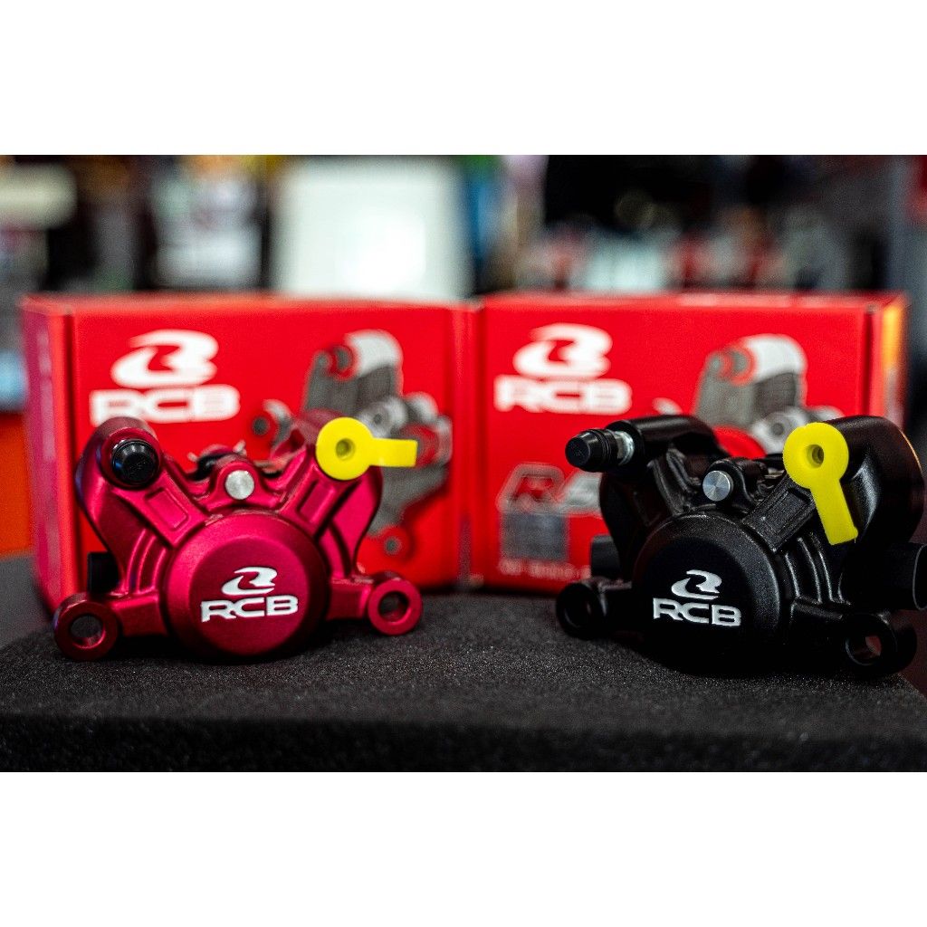 NEW! ปั้มเบรค ล่าง2พอต ปักข้าง RCB  รุ่นR55 งานแท้RCB(ประกัน6เดือน) ใส่ขาแบมโบ้ได้ CALIPER ปั้ม