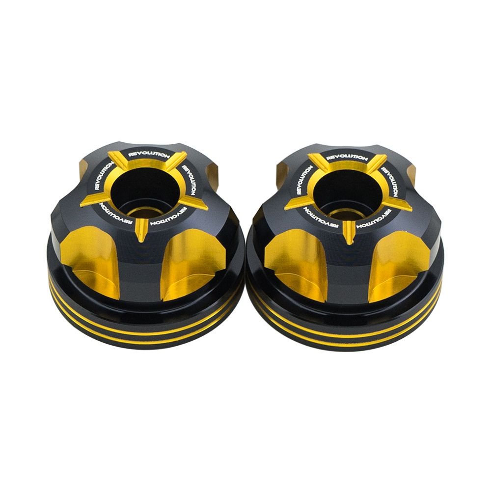 น๊อตปลายแฮนด์ (ทูโทน) REVOLUTION FORZA-350, X-MAX 300 ใช้ทั่วไป (31x20mm) (065)