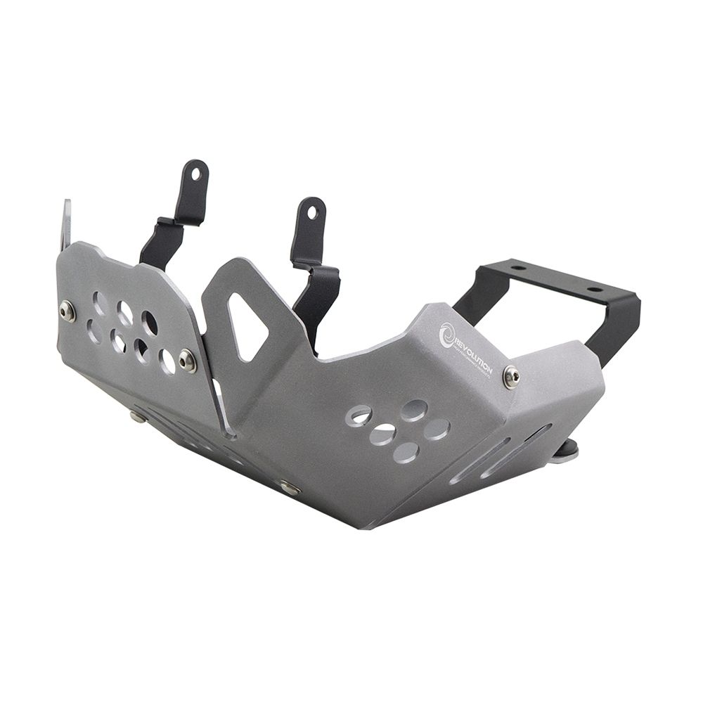 การ์ดท้องเครื่อง 2D (อลูมีเนียม) REVOLUTION ST-125 DAX, GROM, CT-125 (5 เกียร์) (0166) Honda