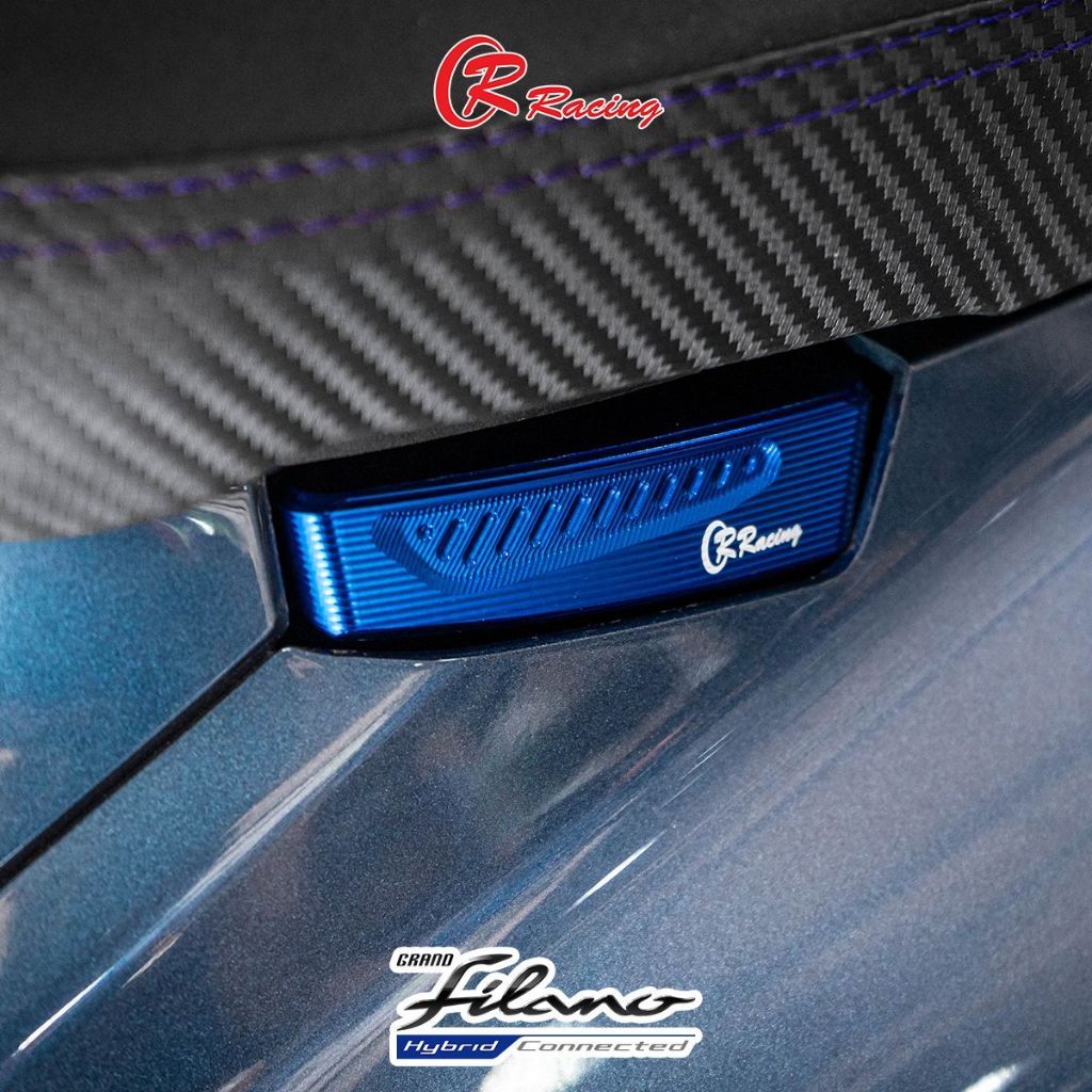 แผ่นปิดกันตก CNC Grand Filano Hybrid 2023-2025 CR RACING PIRANHA (0447)