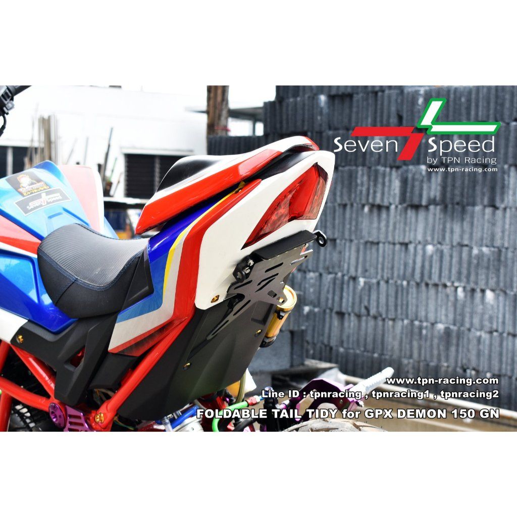 ท้ายสั้นแม่เหล็กพับได้ DEMON 150 GN seven speed / Kamui (119)