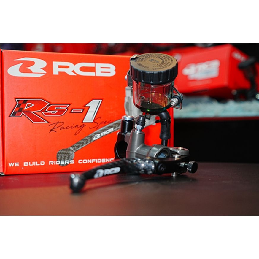 ปั๊มเบรค RCB RS-1 17 mm รุ่นใหม่ ก้านคาร์บอน ปั๊มลอย Racing Boy ของแท้ 100% (0241)