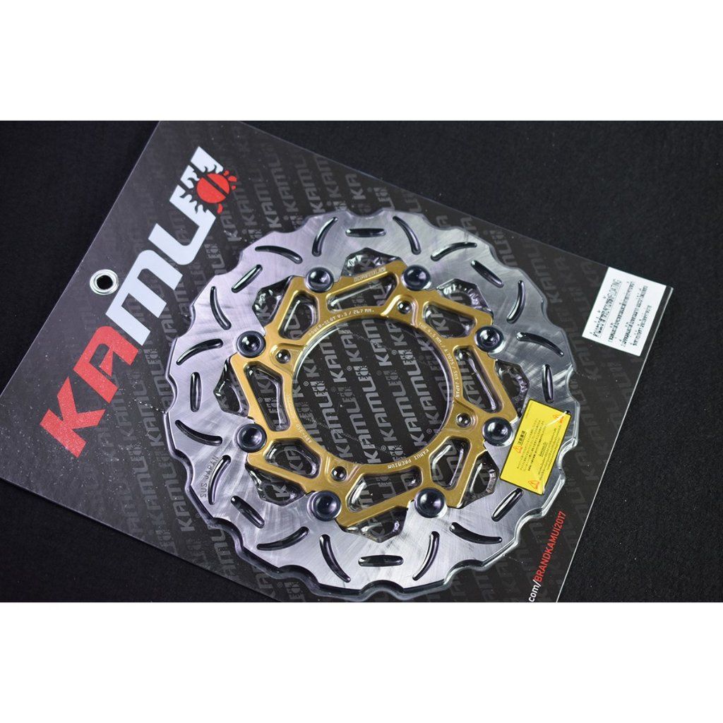 จานดิสก์ หลัง ADV-350 267 มิล. POWER-SLOT V.3 จานดิสก์KAMUI สวย เท่ห์ เบรคได้ดี... สแตนเลสใบจาน ญี่ปุ่น 100%(0360)
