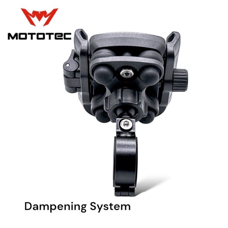 MOTOTEC MT-QD01 PLUS Dampening System ที่จับมือถือ สำหรับติดมอเตอร์ไซด์ แบบปลดล็อคเร็วพร้อมระบบซับแรงสะเทือน(MO006)