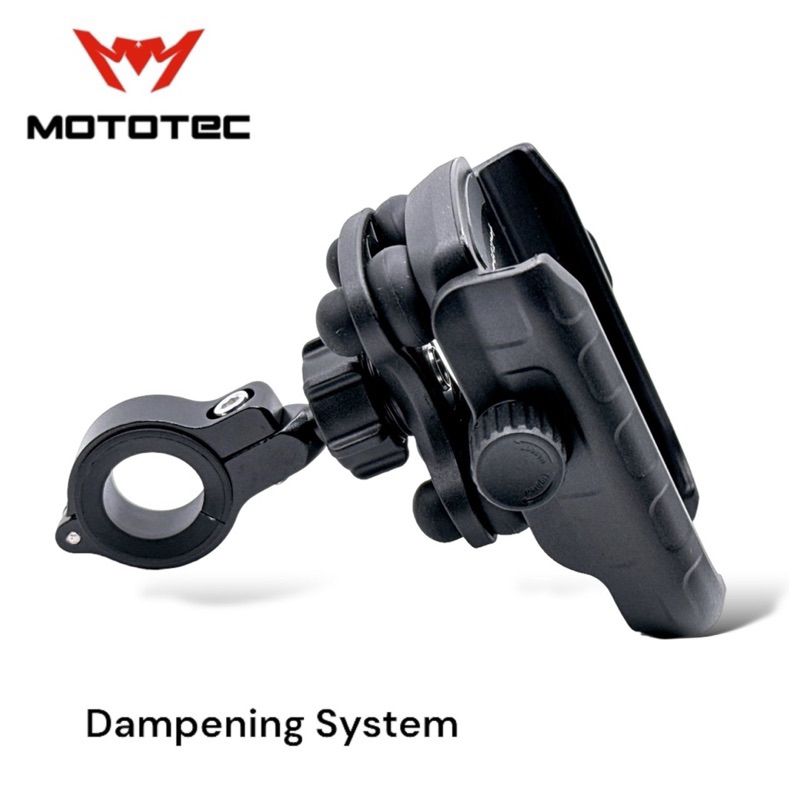 MOTOTEC MT-QD01 PLUS Dampening System ที่จับมือถือ สำหรับติดมอเตอร์ไซด์ แบบปลดล็อคเร็วพร้อมระบบซับแรงสะเทือน(MO006)