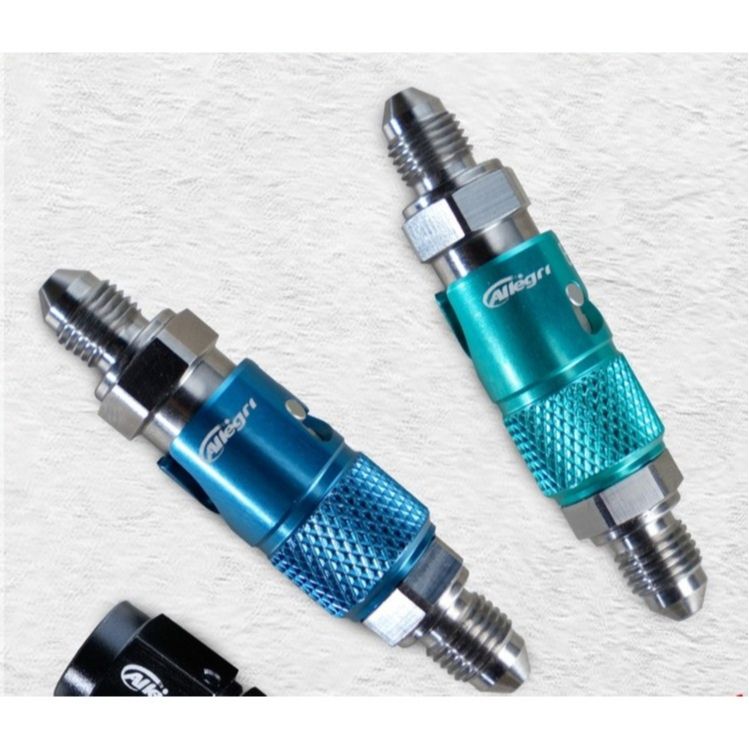 วาล์วปลดเร็วสายเบรคถักTitanium Quick Release จาก Allegri (0505)
